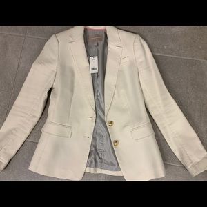 Banana Republic Ivory Tailored Blazer sz 0